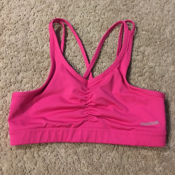Reebok Pink Sports Bra - Picture 2 of 4